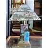 Image 1 : Tiffany style leaded stained glass table lamp