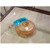 Image 1 : Small round wooden lidded keepsake box