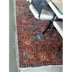 Approx 6F by 12F hand knotted persian area rug
