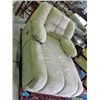 Image 1 : Beige microfiber suede reclining lounger