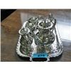 Image 1 : 6pc silver plate primrose teaset