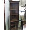 Image 1 : Approx 7F tall walnut corner cabinet