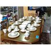 Image 1 : 90pc macasa bone china dinnerware set