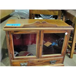 Vintage small mahogany cabinet circa 1870