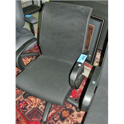 Black gas lift office chair