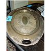 Image 1 : Large oval silver plated serving tray