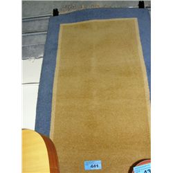 Approx 3F by 5F wool area rug