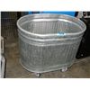 Image 1 : Galvinized rolling feed/ water container