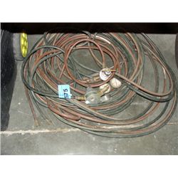 Oxyacetaline welding hose lines and guages