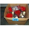 Image 1 : 5 new oil lamps with 5 new 2L containers of lamp