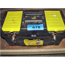 Stanley toolbox and contents