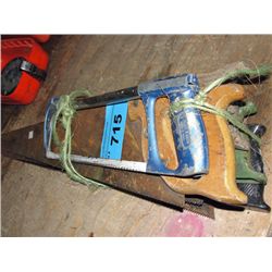 Bundle of 6 assorted hand saws