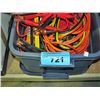 Image 1 : BLue bin of electrical items