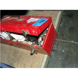 REd toolbox of misc electrical