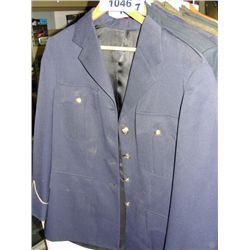 Blue military jacket