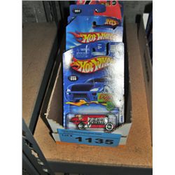 BOx of hotwheel diecast metal collectors cars