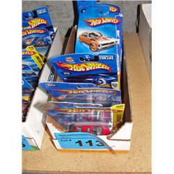 BOx of hotwheel diecast metal collectors cars