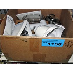 Box of kitchenaid stand mixer attachments