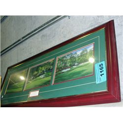 Framed augusta national golf club print