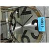 Image 1 : Large numbered wall clock