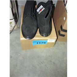 Pair of new black suede desert boots