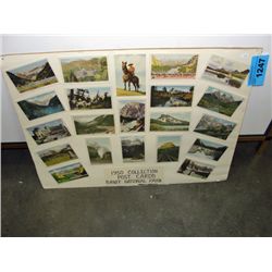 Collection of post cards of banff national park