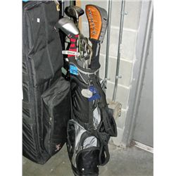 Golf club set with assorted ping titalist and