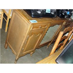 Matching wooden sideboard buffet