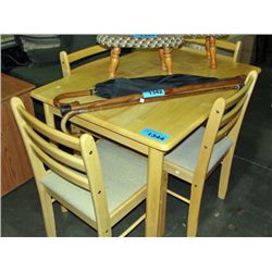 5pc dinette set; table with 4 chairs