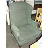 Image 1 : Green wing back chair