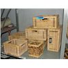 Image 1 : Shelf lot of wicker baskets