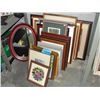Image 1 : Shelf lot of assorted pictures prints and art