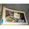 Image 1 : Framed cigar box and labels mosiac