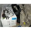Image 1 : Shelf lot of air mattresses and misc camping