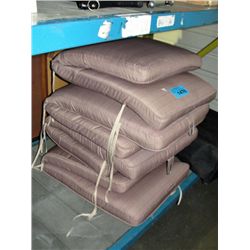 Set of 4 patio chair cushions