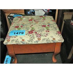 Upholstered foot stool