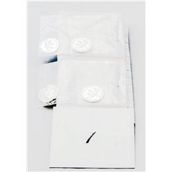 4x .999 solid Silver Canadian Maple Leaf Coins