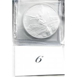 Scarce 2011 One Ounce Silver winged Angel Coin