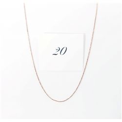 10kt Gold Italian Rope Necklace 3.4g