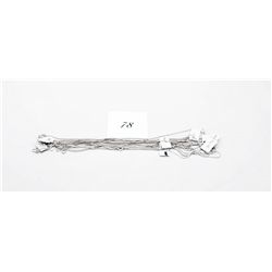 Lot of 10 sterling silver necklaces