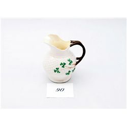 Bellick ireland porcelain creamer with black stamp