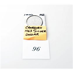 1963 canadian silver dollar