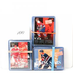 3 bundles of NHL collectors trading cards