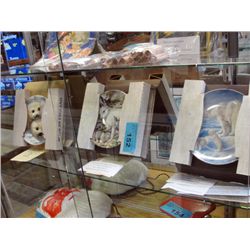 3 limited edition wild life collectors plates;