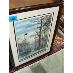 Framed limited edition signed and numbered