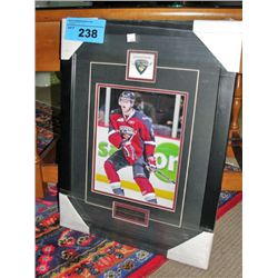 Framed james henry #22 vancouver giants photo