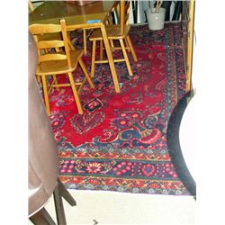 Approx 8F by 10F hand knotted persian area rug