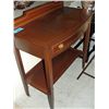 Image 1 : Vintage sheritan style bow front inlaid mahogany