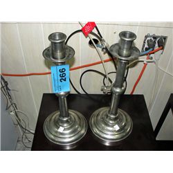 Pair of Kenneth Turner candle holders