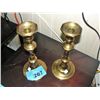 Image 1 : Pair of brass candle holders